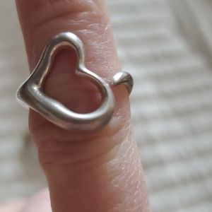 Tiffany & Co Elsa Peretti Open Heart Ring
